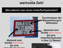 Freischaufeln statt zuschaufeln! Unterflurhydranten immer freihalten!