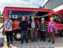 Bewohner des Eben-Ezer zu Besuch im Feuerwehrhaus Gudensberg 