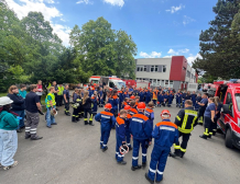 Gemeinsame Großübung der Jugendfeuerwehren der Stadt Gudensberg, Edermünde und dem Jugendrotkreuz 